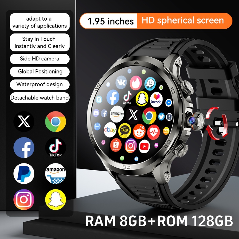Heart Rate Gps Watch - Jam Tangan Pintar H19 Asli Android