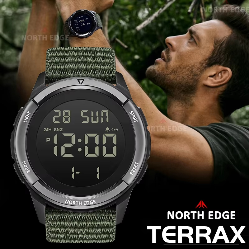 Altimeter Compass Watch - NORTH EDGE 2025 TERRAX Jam Tangan