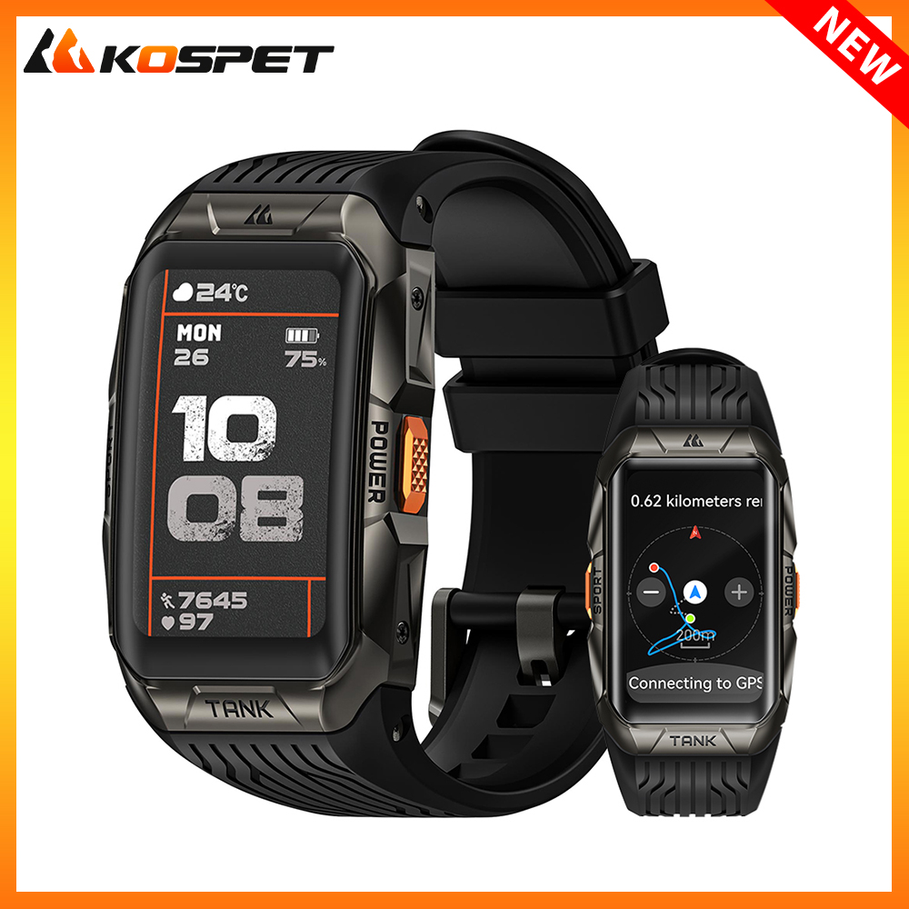 Altimeter Compass Watch - Jam Tangan Pintar Ultra KOSPET TANK