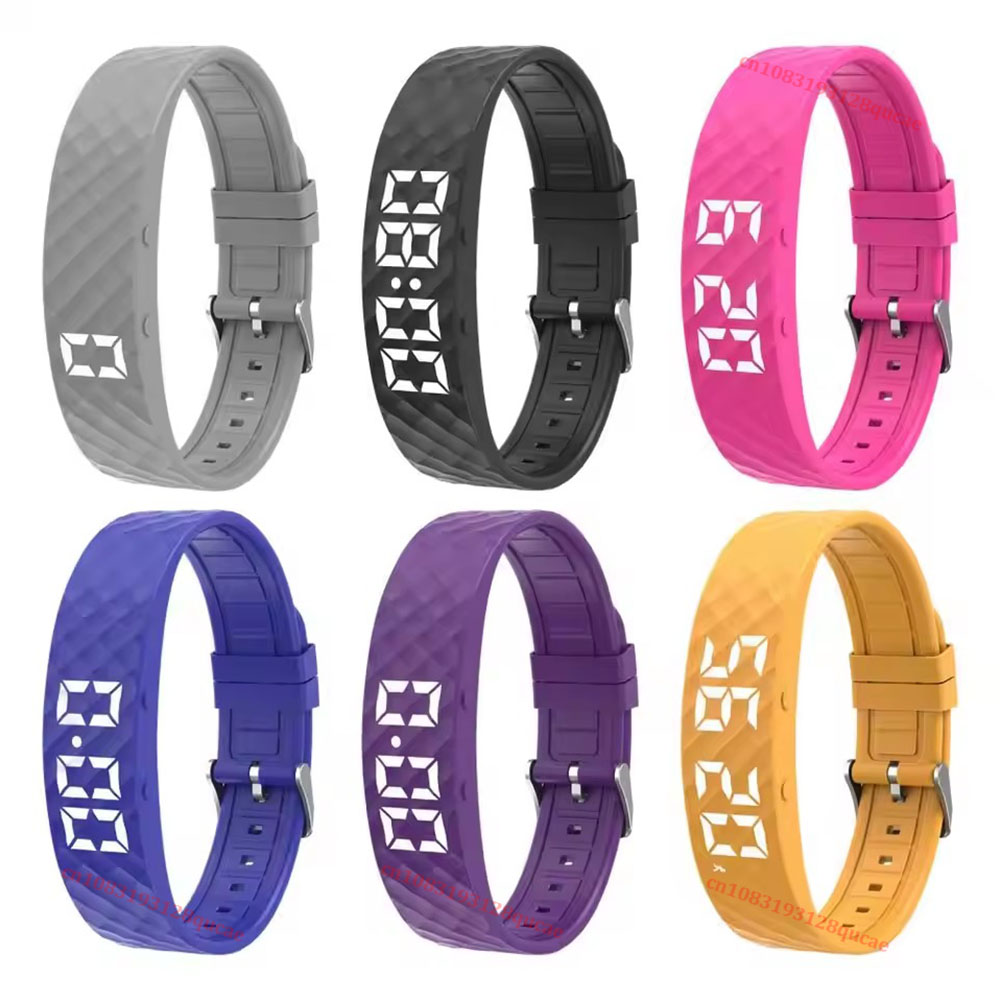Smartwatch Square Watches For Men - Jam Alarm Getar untuk Tidur Nyenyak,