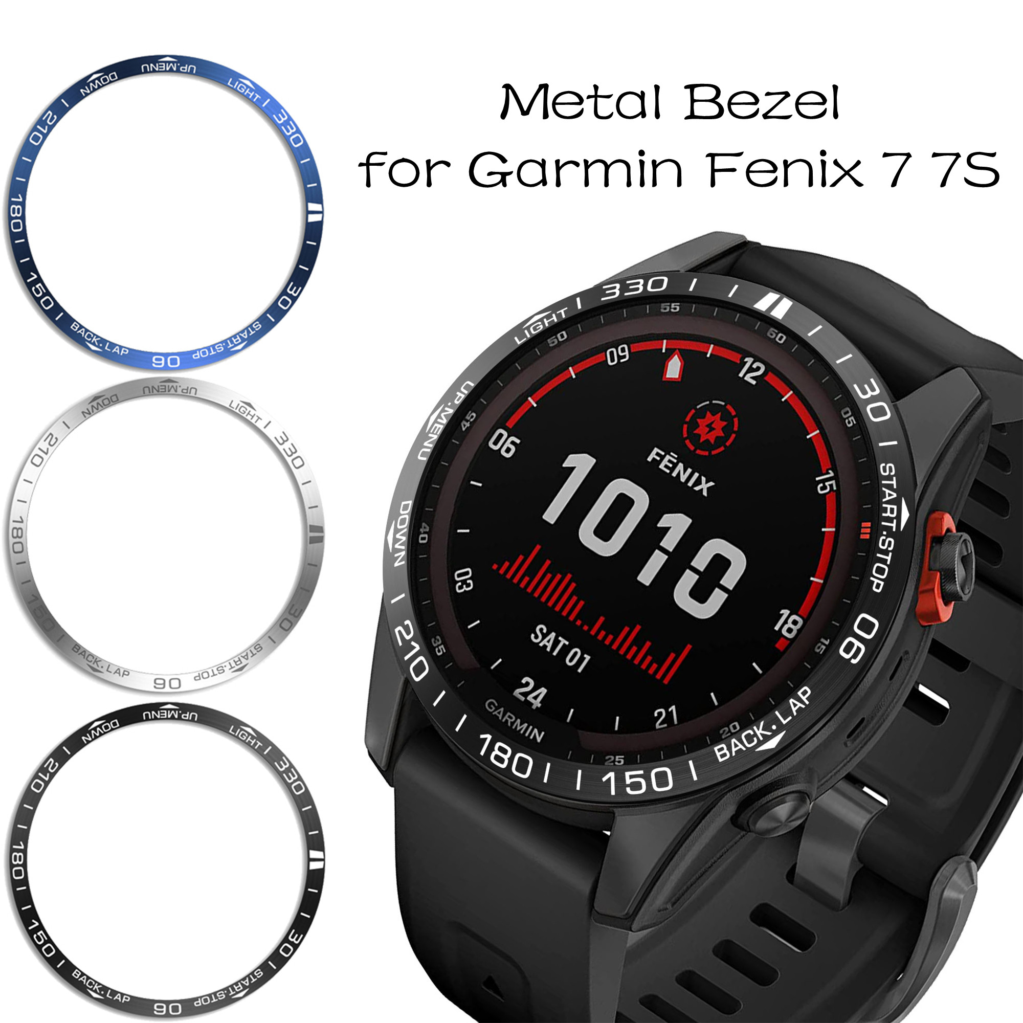 Smartwatch Ring Watches - Bezel Penataan Logam untuk Garmin Fenix
