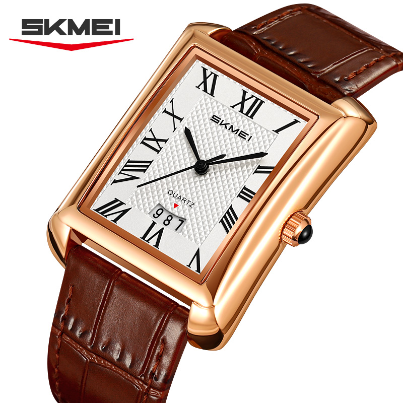 Smartwatch Square Watches For Men - SKMEI 2575 Jam Tangan Quartz Klasik
