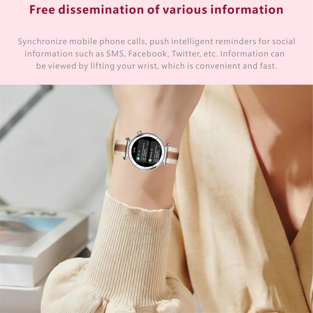 Jam Tangan Pintar Wanita yang  - Smartwatch Stylish Watches For Women ulasan dan harga