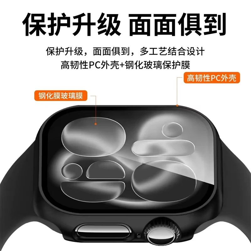 Kaca Tempered + Penutup untuk  - Smartwatch New Watches ulasan dan harga