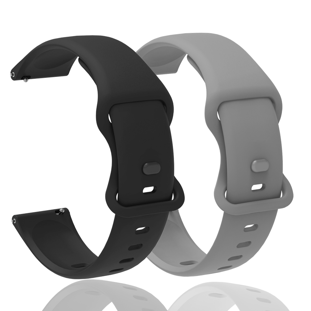 Gelang silikon 20mm 22mm untuk - Titan Watches Smartwatch ulasan dan harga