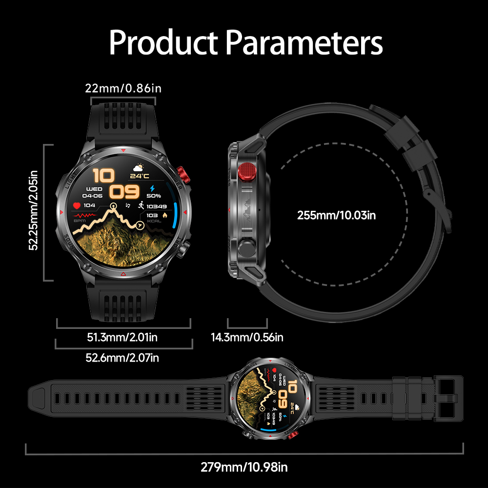 Jam Tangan Pintar GPS HT45 - B - Heart Rate Gps Watch ulasan dan harga