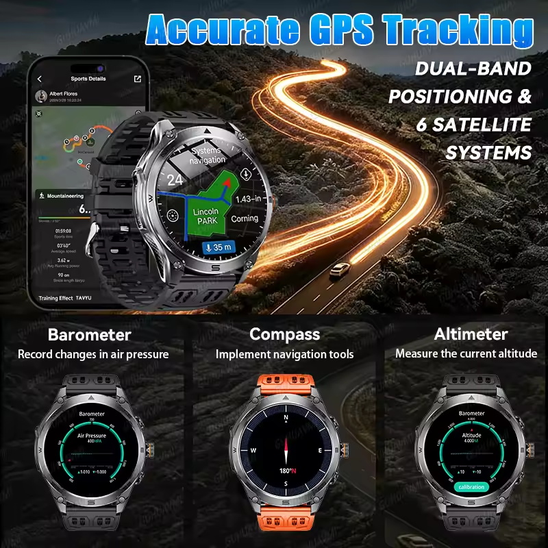 Jam Tangan Pintar Olahraga GPS - Smartwatch Watches For Sale ulasan dan harga