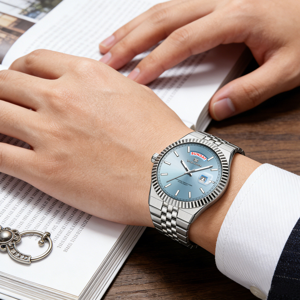 Jam Tangan Kuarsa Pria Seri Pi - Smartwatch Ring Watches ulasan dan harga