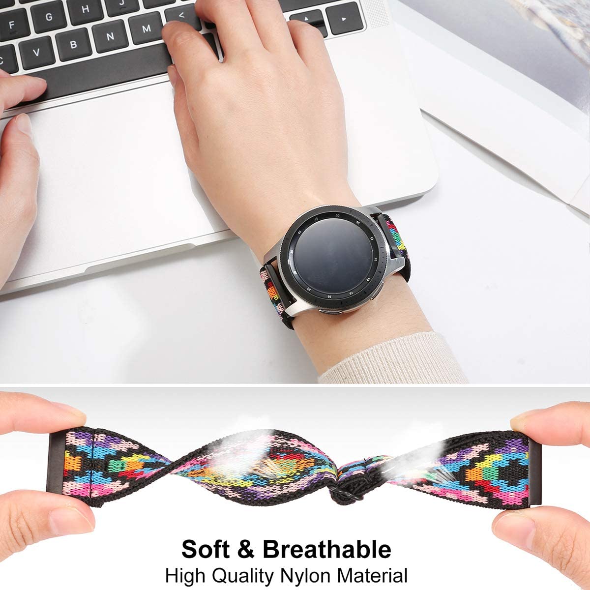 Tali Dapat Disesuaikan 22Mm un - Smartwatch Oneplus Watches ulasan dan harga