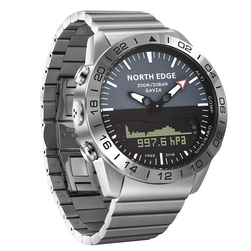 Pria Menyelam Olahraga Digital - Altimeter Compass Watch ulasan dan harga