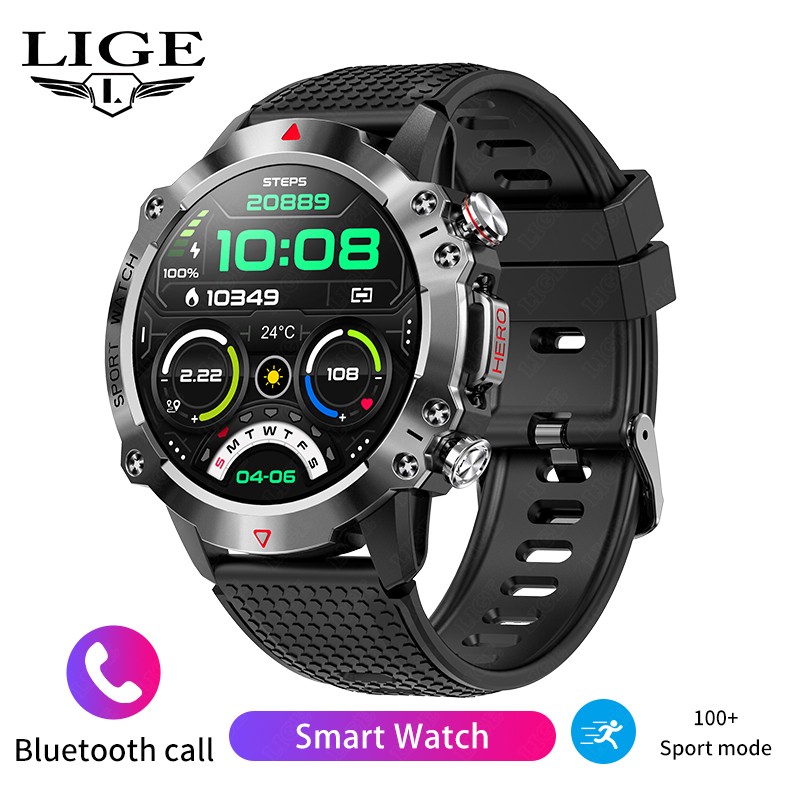 Jam Tangan Pintar Pria LIGE Ge - Smartwatch Watches For Sale ulasan dan harga