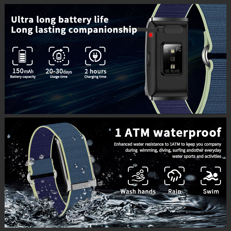 Jam Tangan Pintar LIGE Laris M - Smartwatch Watches For Sale ulasan dan harga
