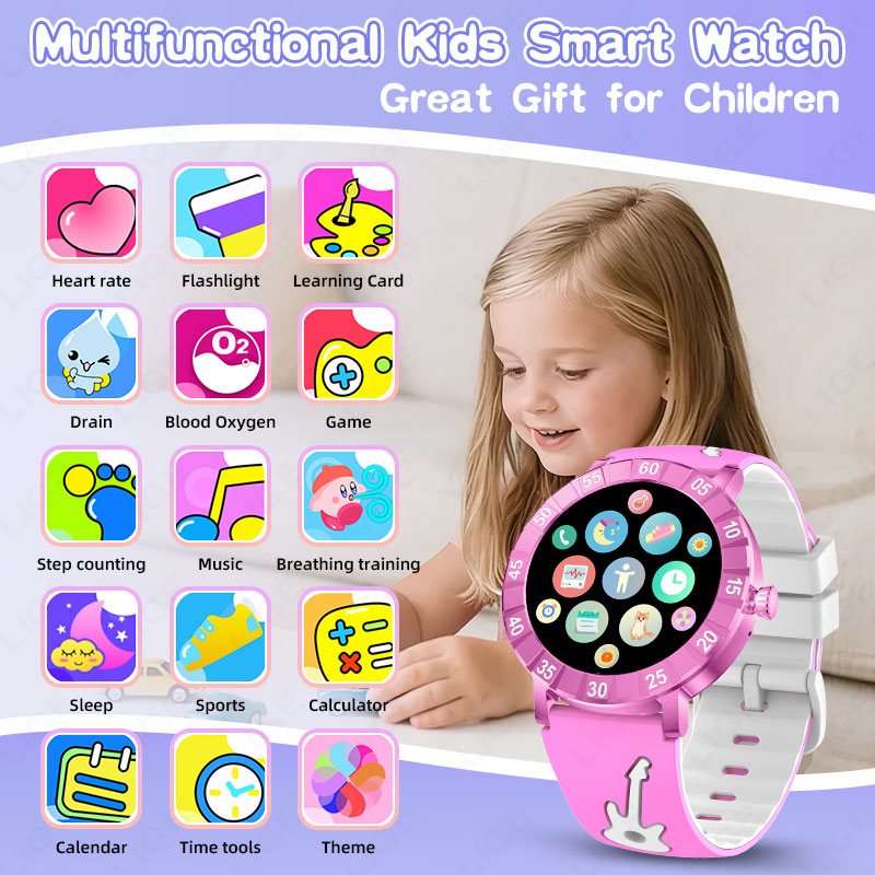 Jam Tangan Pintar Anak LIGE SO - Smartwatch Watches Useful Gift For Boys ulasan dan harga