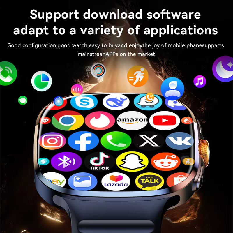 Jam Tangan Pintar 4G 5G SIM Ca - Smartwatch Square Watches For Men ulasan dan harga