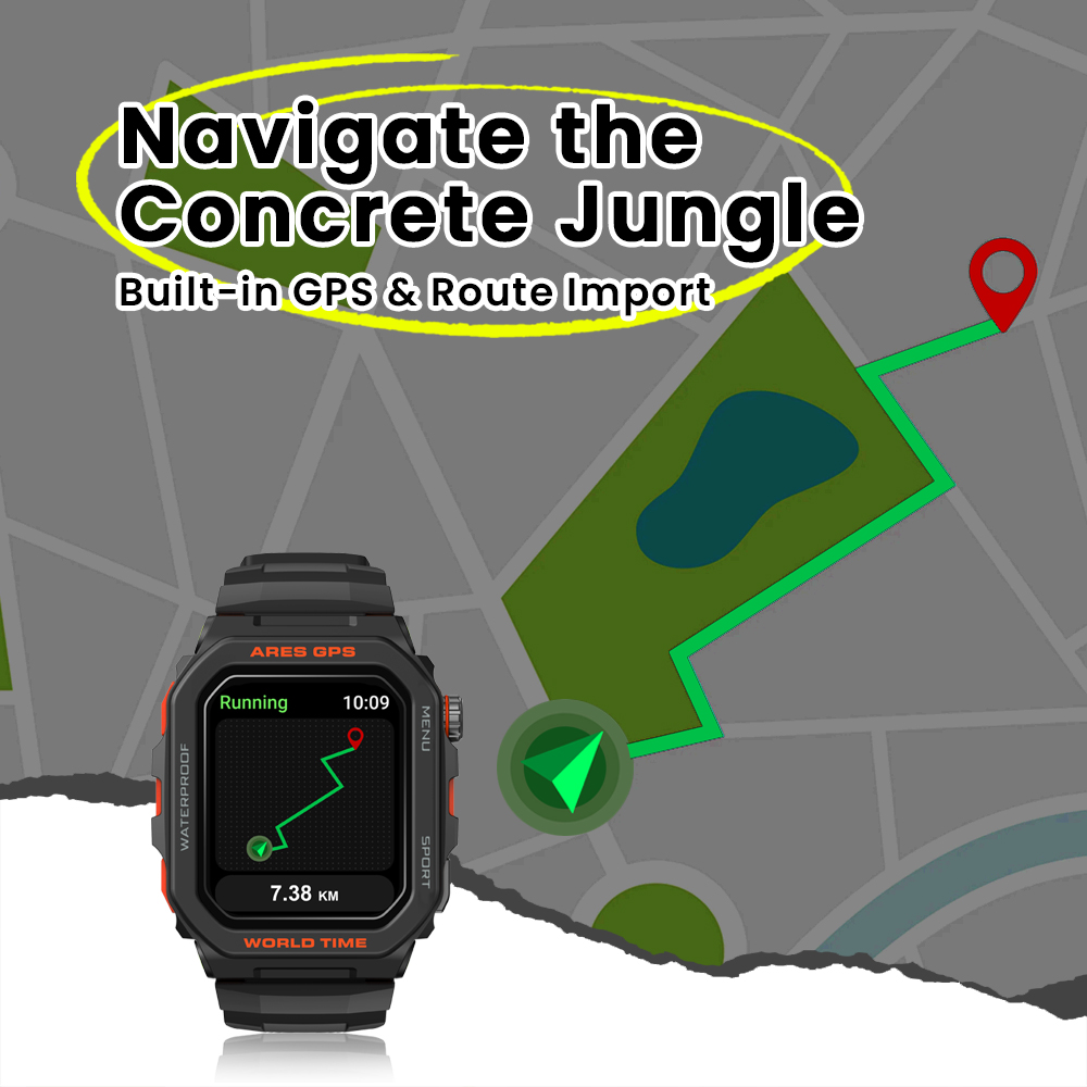 Zeblaze jam tangan pintar GPS  - Heart Rate Gps Watch ulasan dan harga