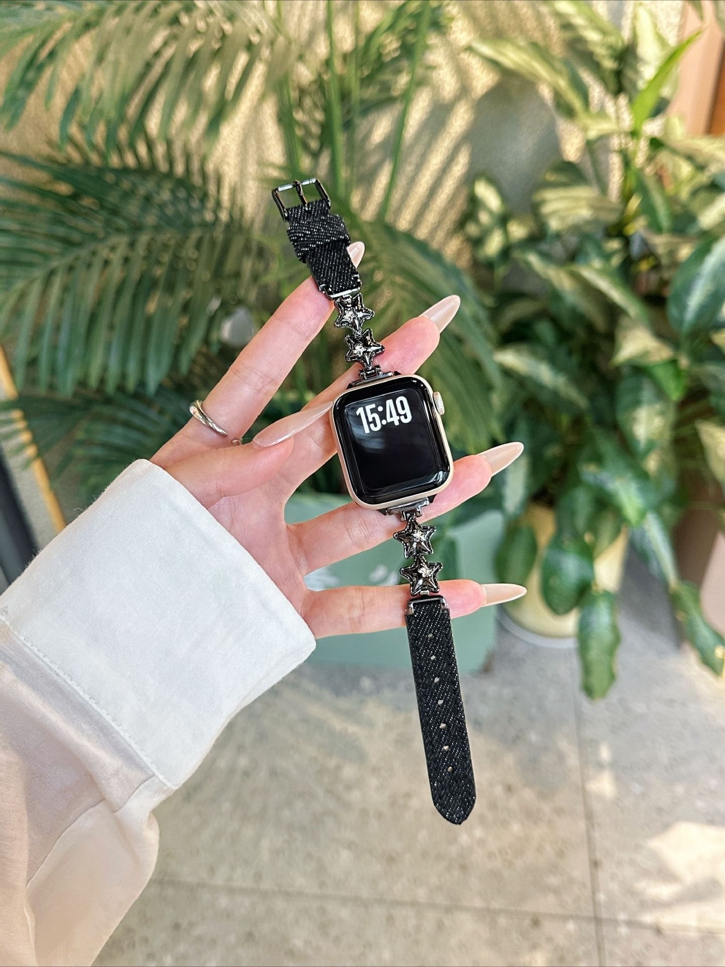 Gelang Denim Kristal Bling Sta - Smartwatch Stylish Watches For Women ulasan dan harga
