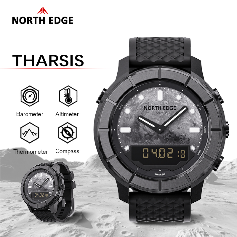 NORTH EDGE THARSIS Jam Tangan  - Altimeter Compass Watch ulasan dan harga