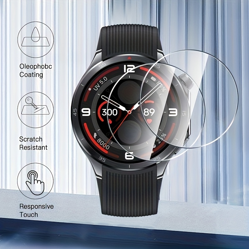3 Buah Pelindung Layar Kaca Te - Smartwatch Oneplus Watches ulasan dan harga