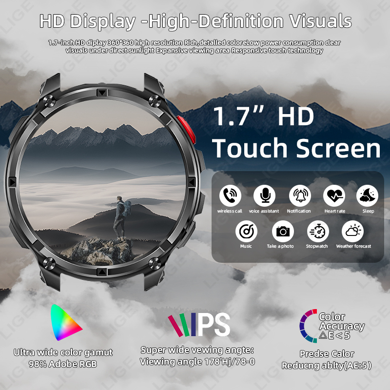 Jam Tangan Pintar LIGE 2026 Pe - Smartwatch Watches For Sale ulasan dan harga