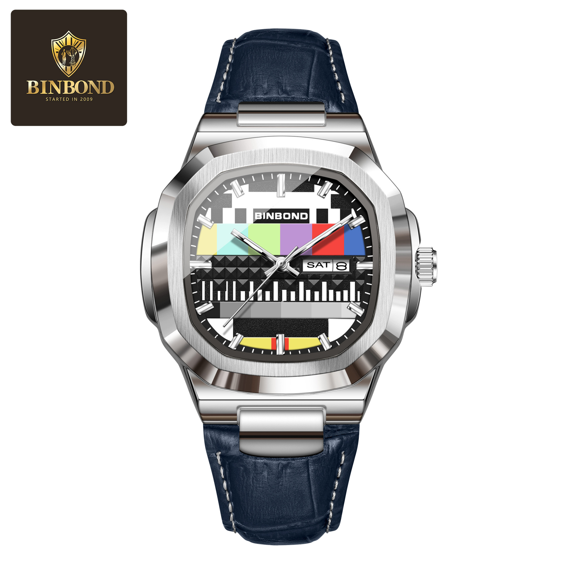 Jam Tangan Pria BINBOND Asli B - Smartwatch Square Watches For Men ulasan dan harga